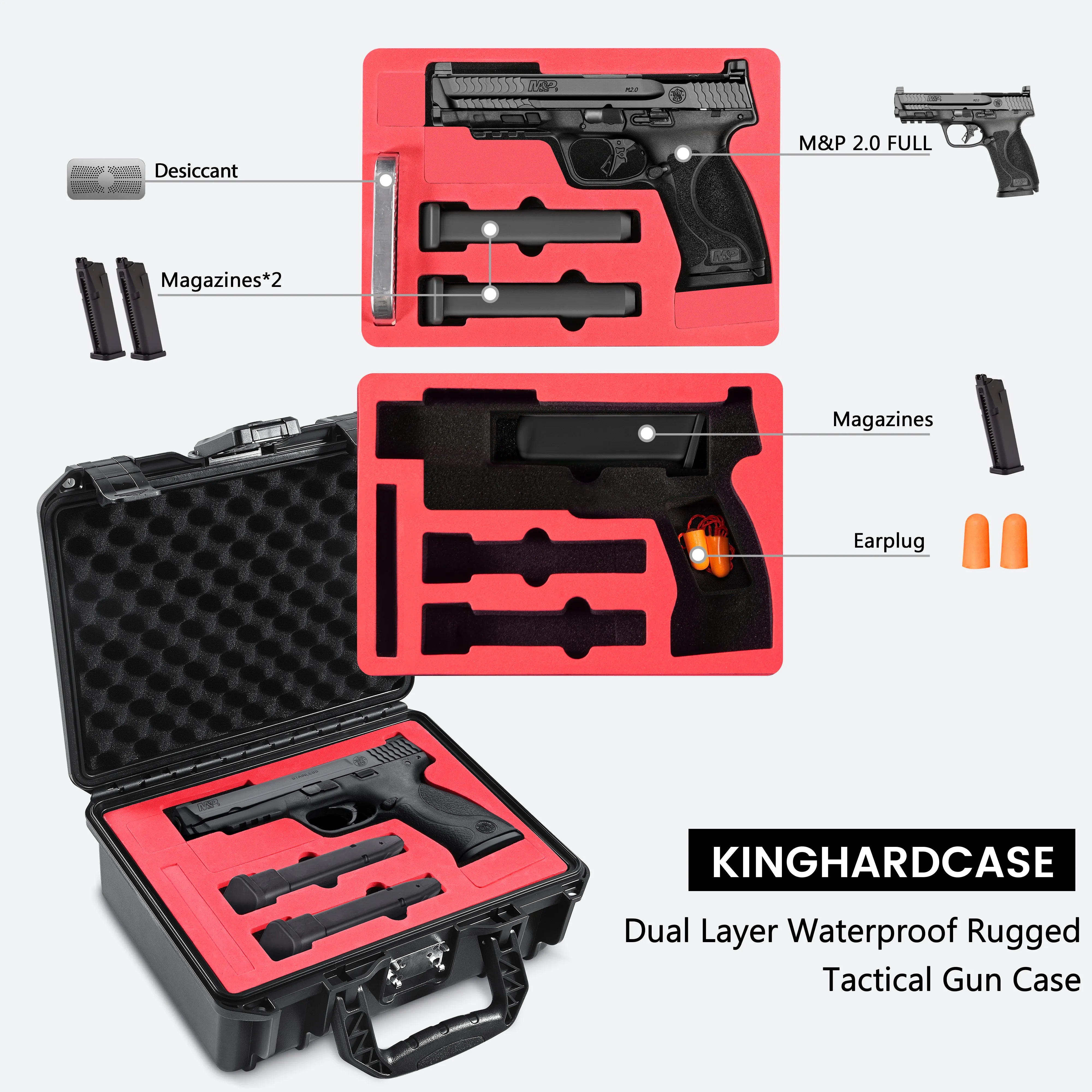 11" Smith & Wesson Single Pack Storage Case With TSA Lock