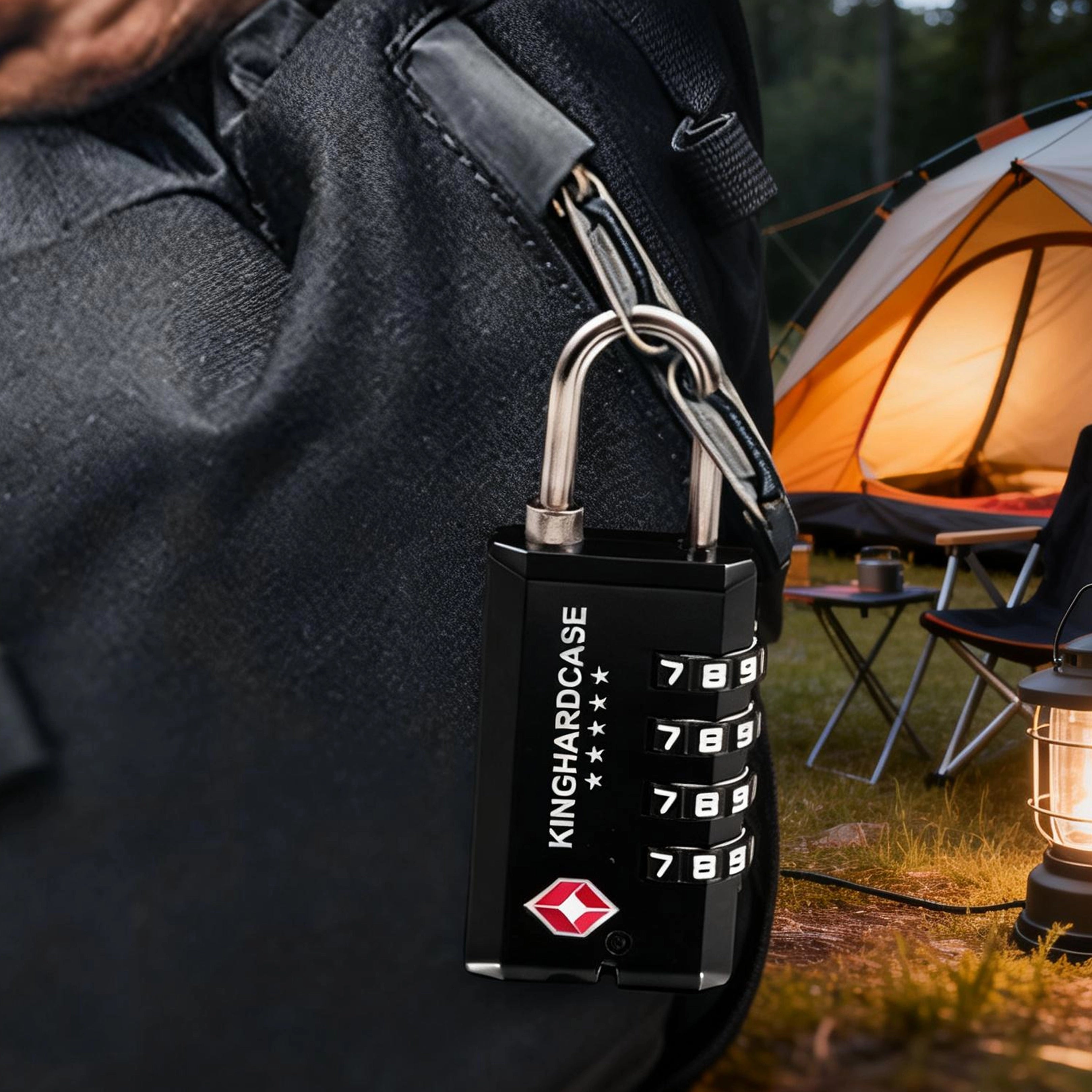 4-Digit Black TSA Combination Lock