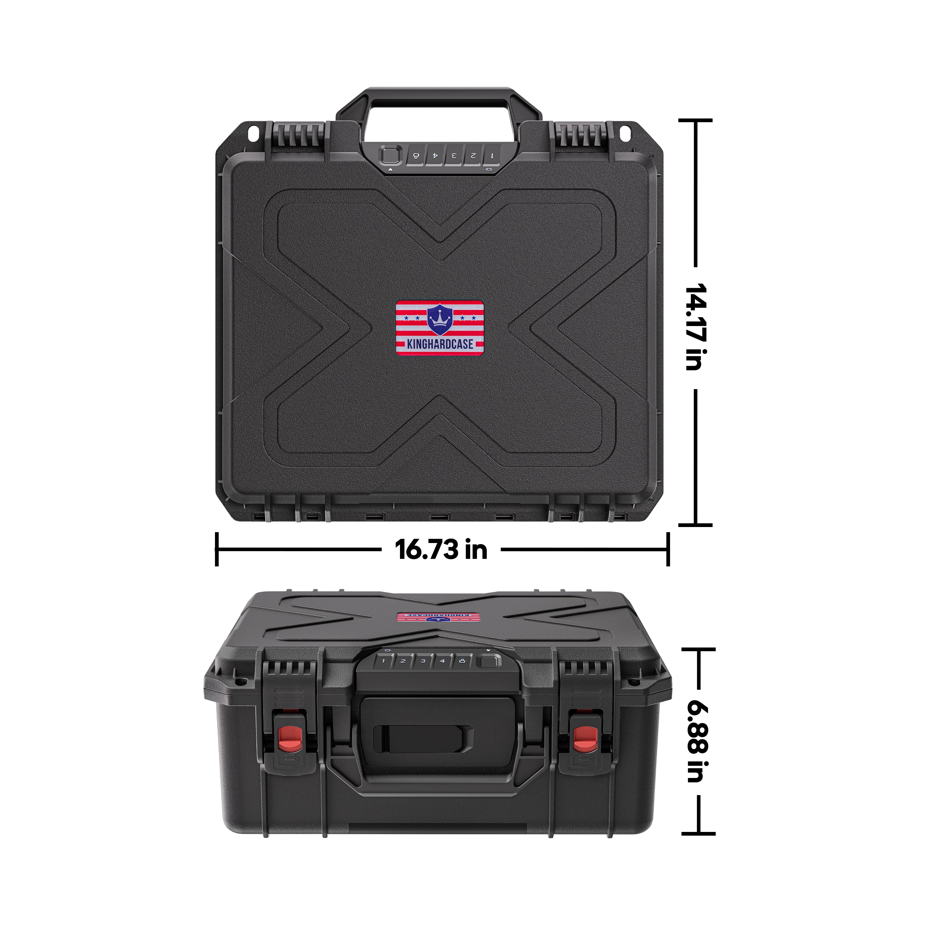 16" EV04 Biometric Tactical Pistol Case
