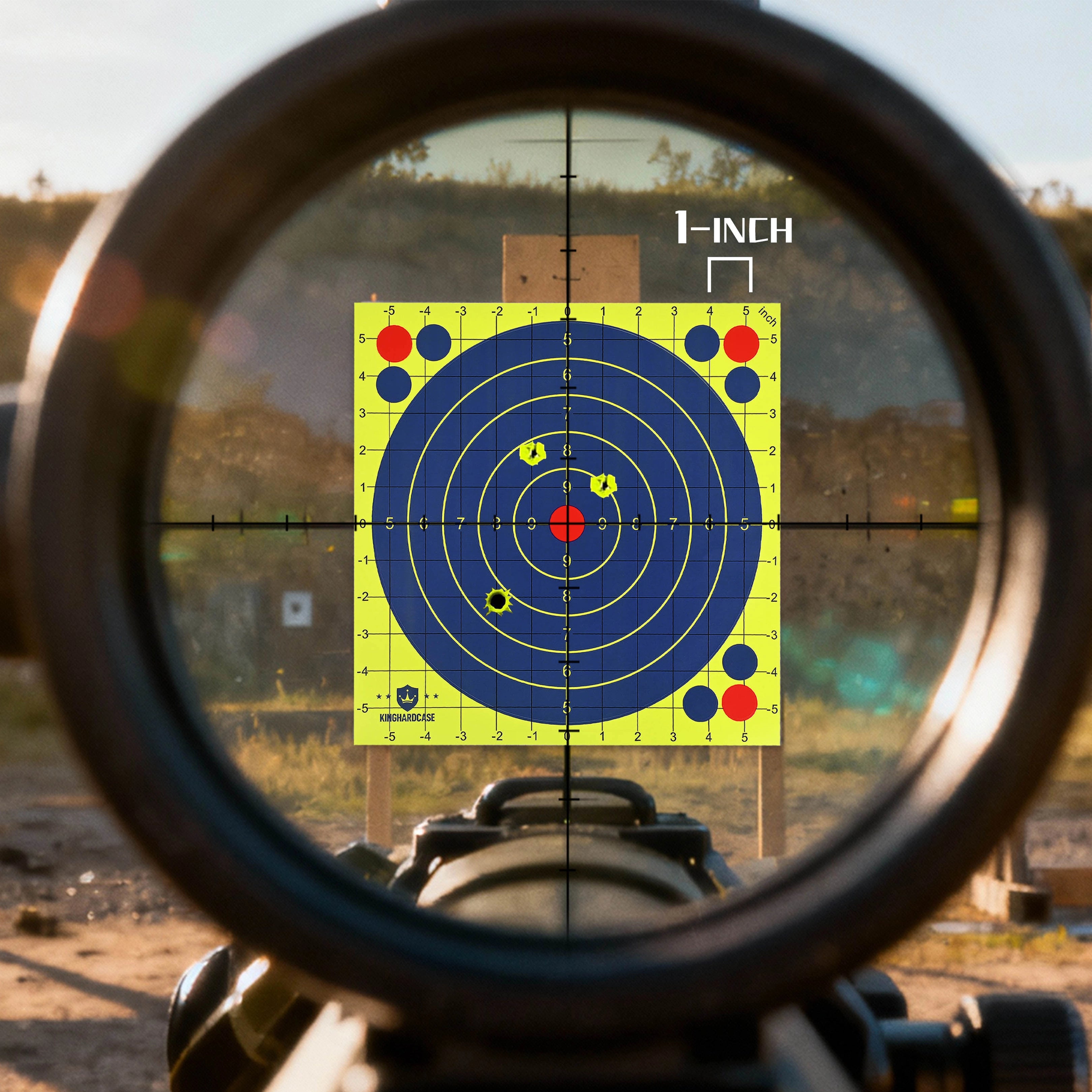 High-visibility professional shooting target paper for precision range practice and training.