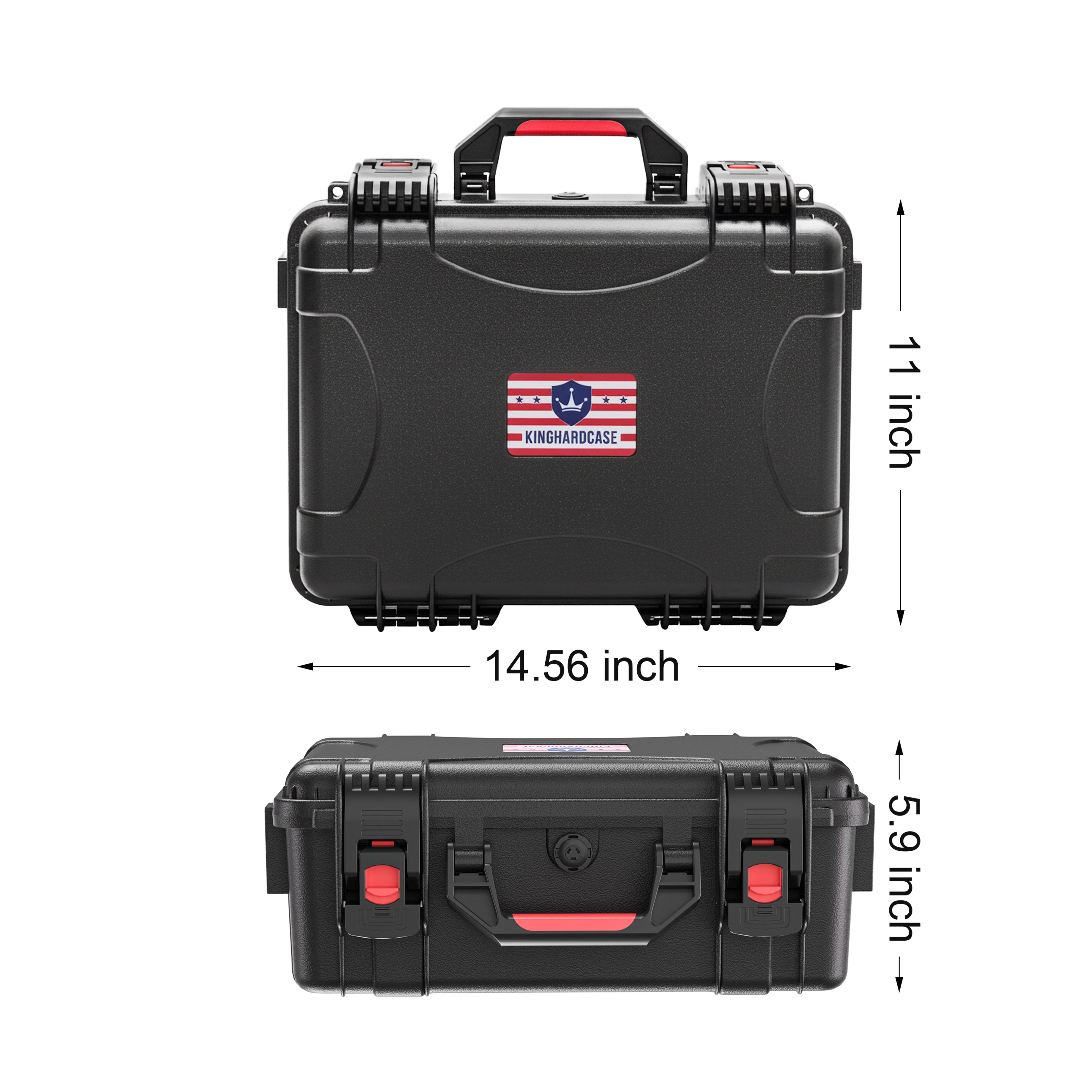 15" Compact Tactical 5-Handgun Hard Case