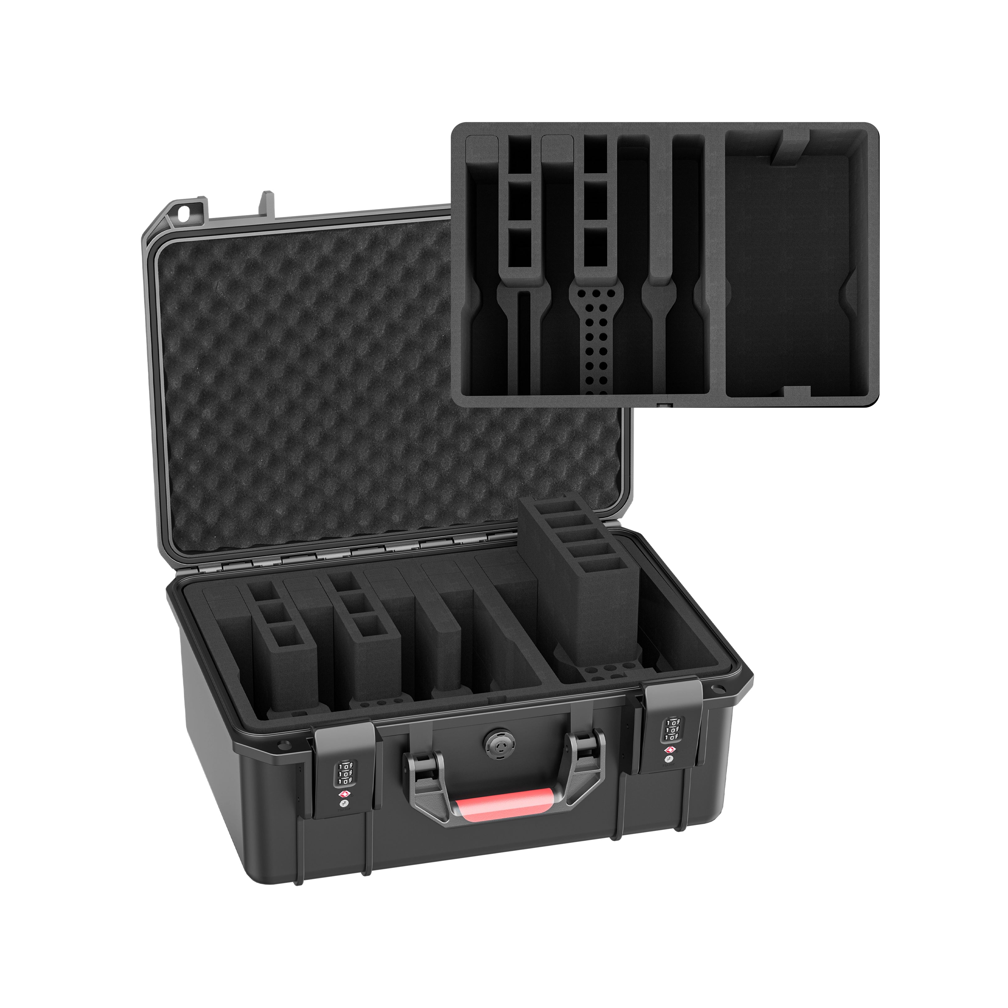 16" Q7 Series New Generation 6-Piece TSA-Lock Storage Case Set