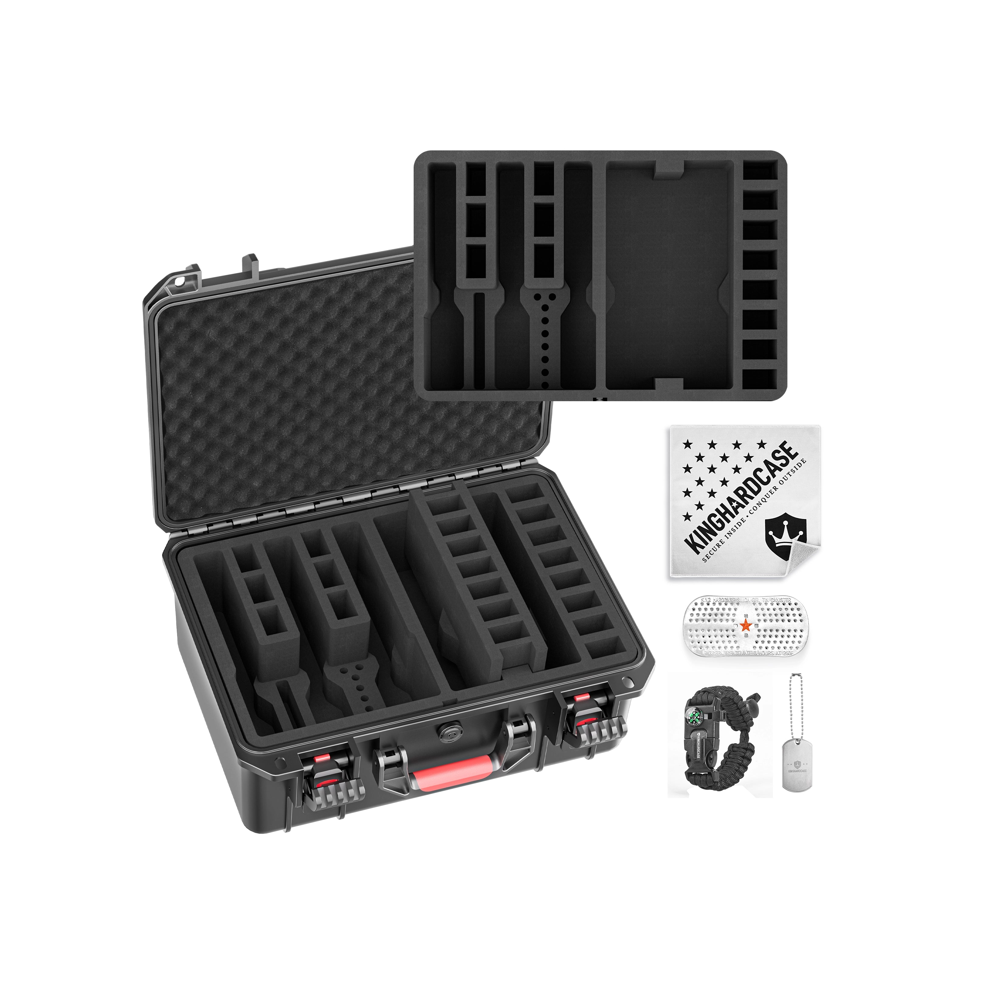 16" 5 Pistol Case & 21 Magazine Pre-Cut Combo Set