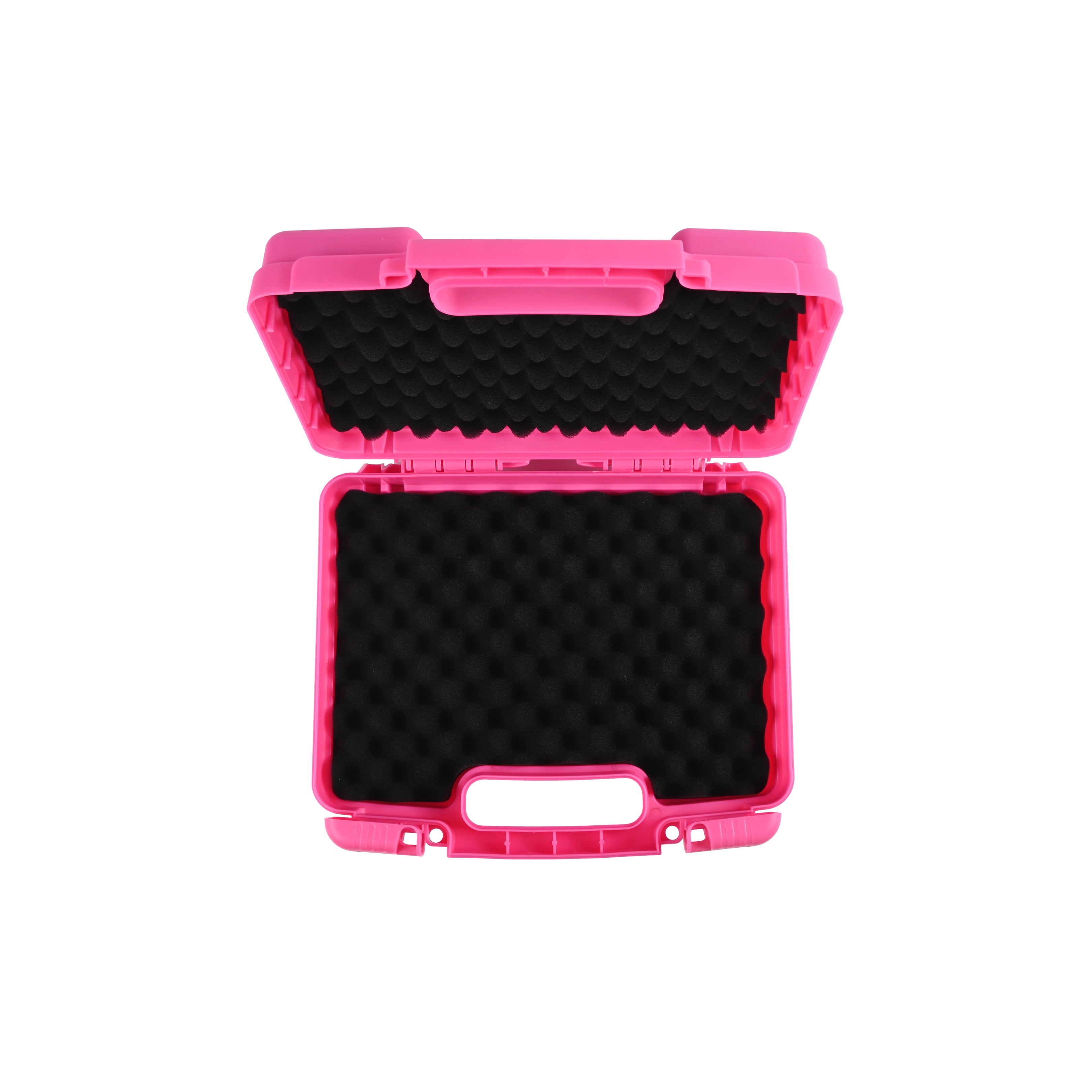 Top interior view of the IP54 waterproof weapon storage case featuring premium cushioning.
